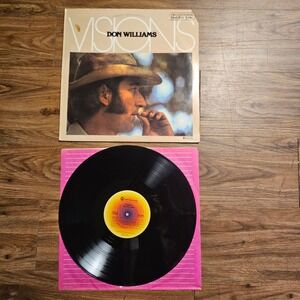 Don Williams – Visions 1977 ABC DOT DO-2064 Vinyl LP PROMO Country VG+ EX/EX